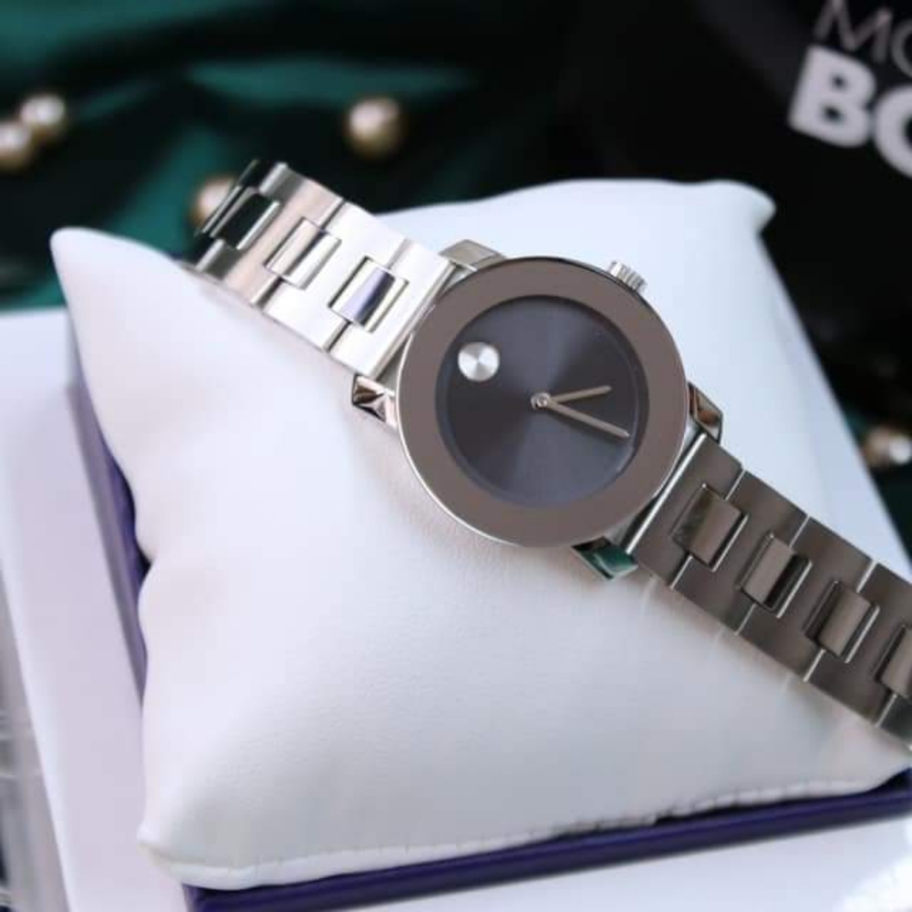 **SOLD** Movado Bold Blue Steel Dial Ladies Watch 3600436 - Picture 7 of 12